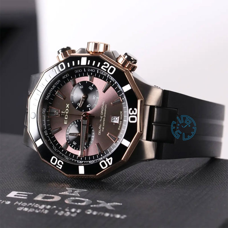 ساعت مچی مردانه ادوکس EDOX 10112357GRNCABRNR