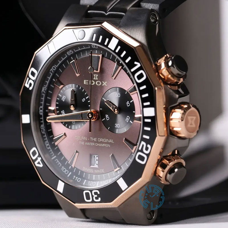 ساعت مچی مردانه ادوکس EDOX 10112357GRNCABRNR