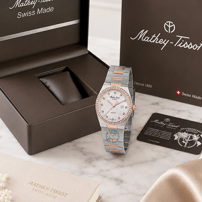 ساعت مچی زنانه متی تیسوت MATHEY TISSOT D118SBI