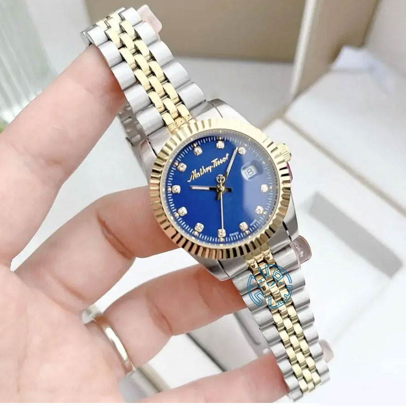 ساعت مچی زنانه متی تیسوت MATHEY TISSOT D810BBU