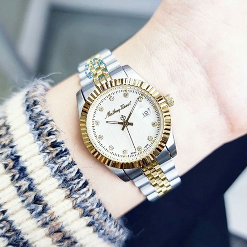 ساعت مچی زنانه متی تیسوت MATHEY TISSOT D810BI