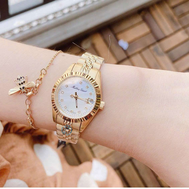 ساعت مچی زنانه متی تیسوت MATHEY TISSOT D810PI