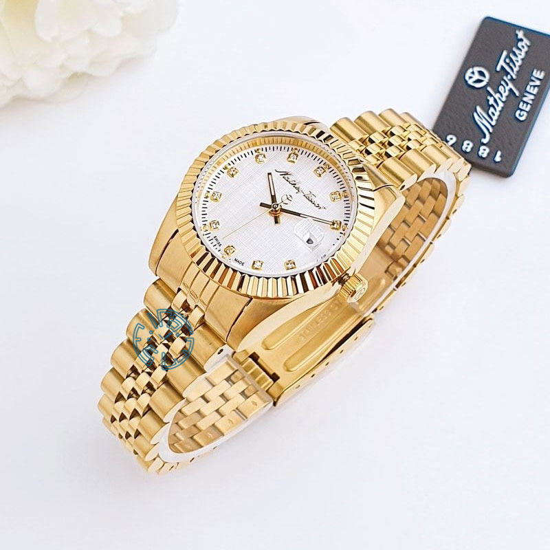 ساعت مچی زنانه متی تیسوت MATHEY TISSOT D810PI