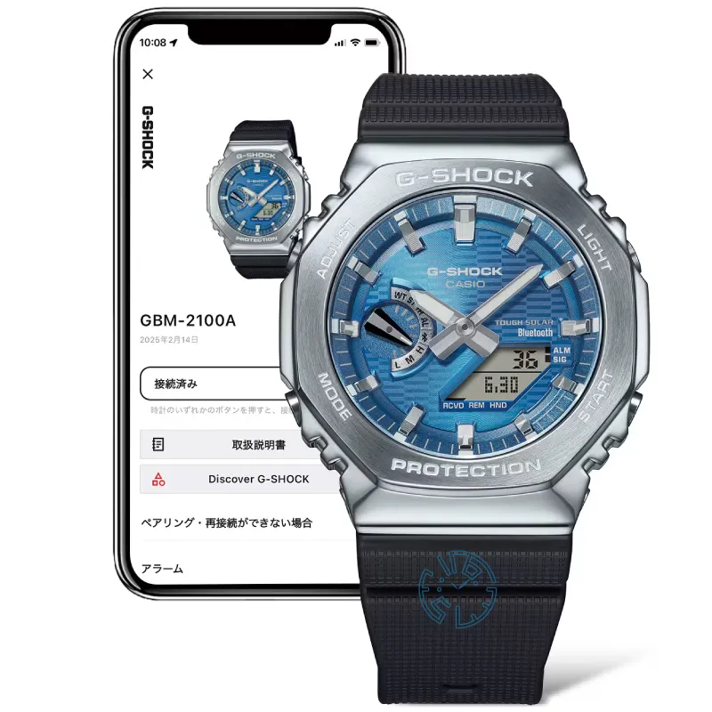 ساعت مچی مردانه کاسیو جیشاک G-SHOCK GBM-2100A-2B
