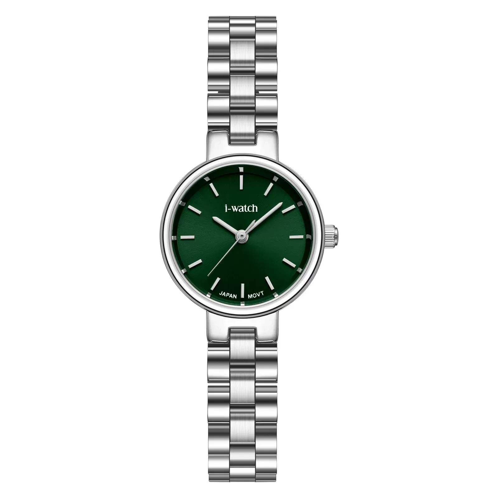 ساعت مچی زنانه iWatch مدل 190301L بند استیل طلایی