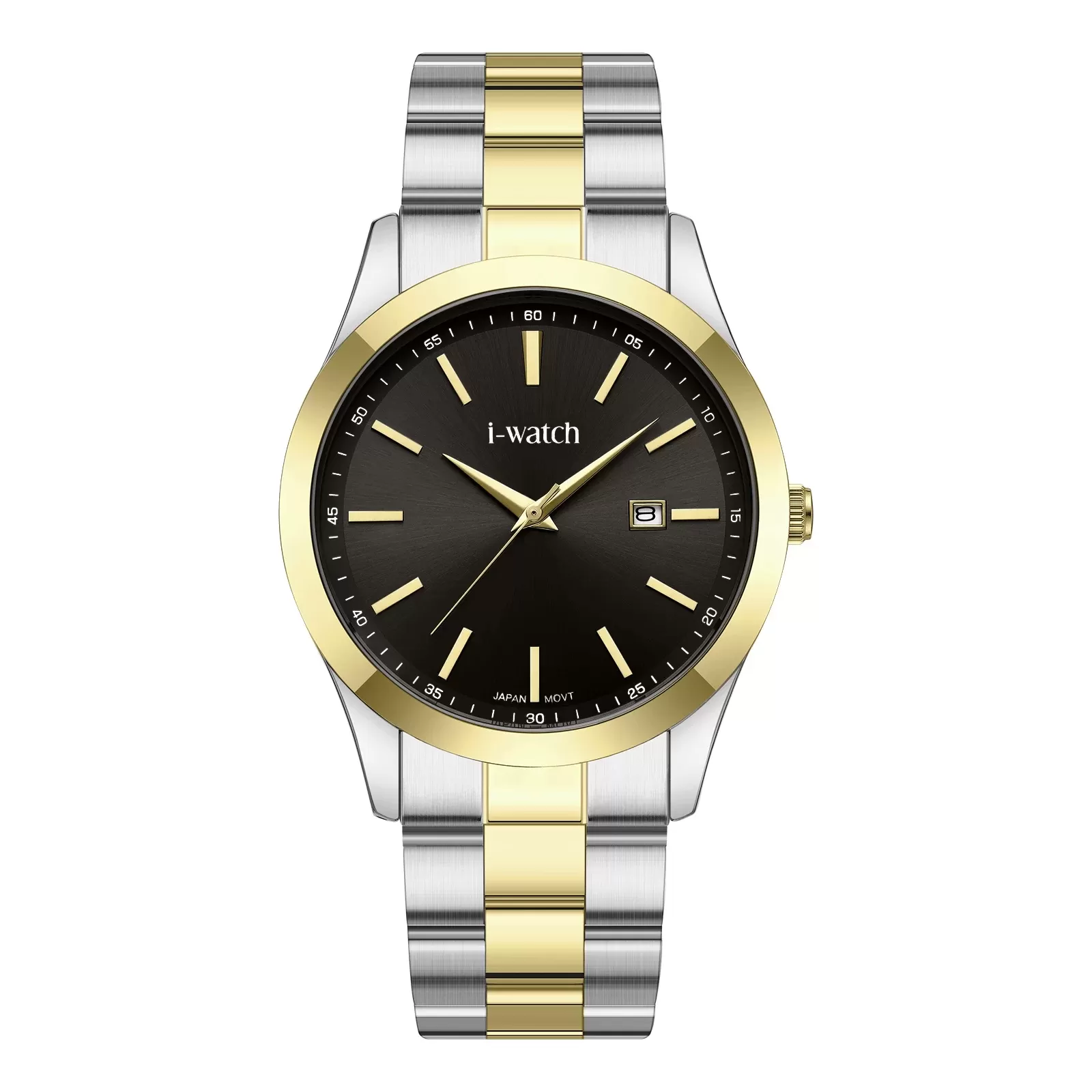 ساعت مچی iWatch مدل 190335M بند استیل طلایی