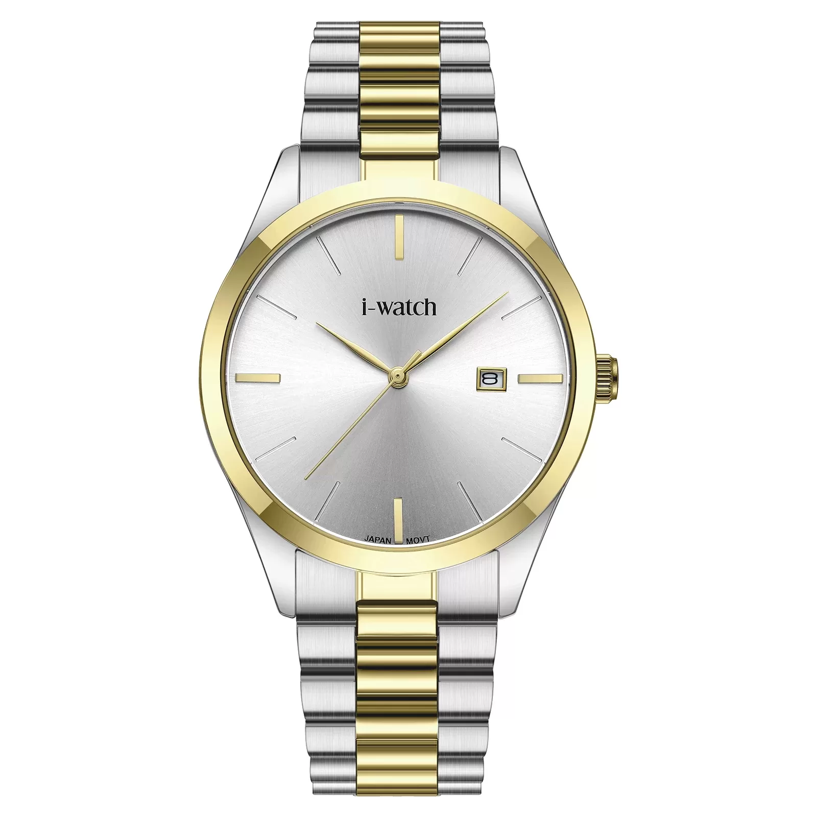ساعت مچی iWatch مدل 190333M بند استیل طلایی
