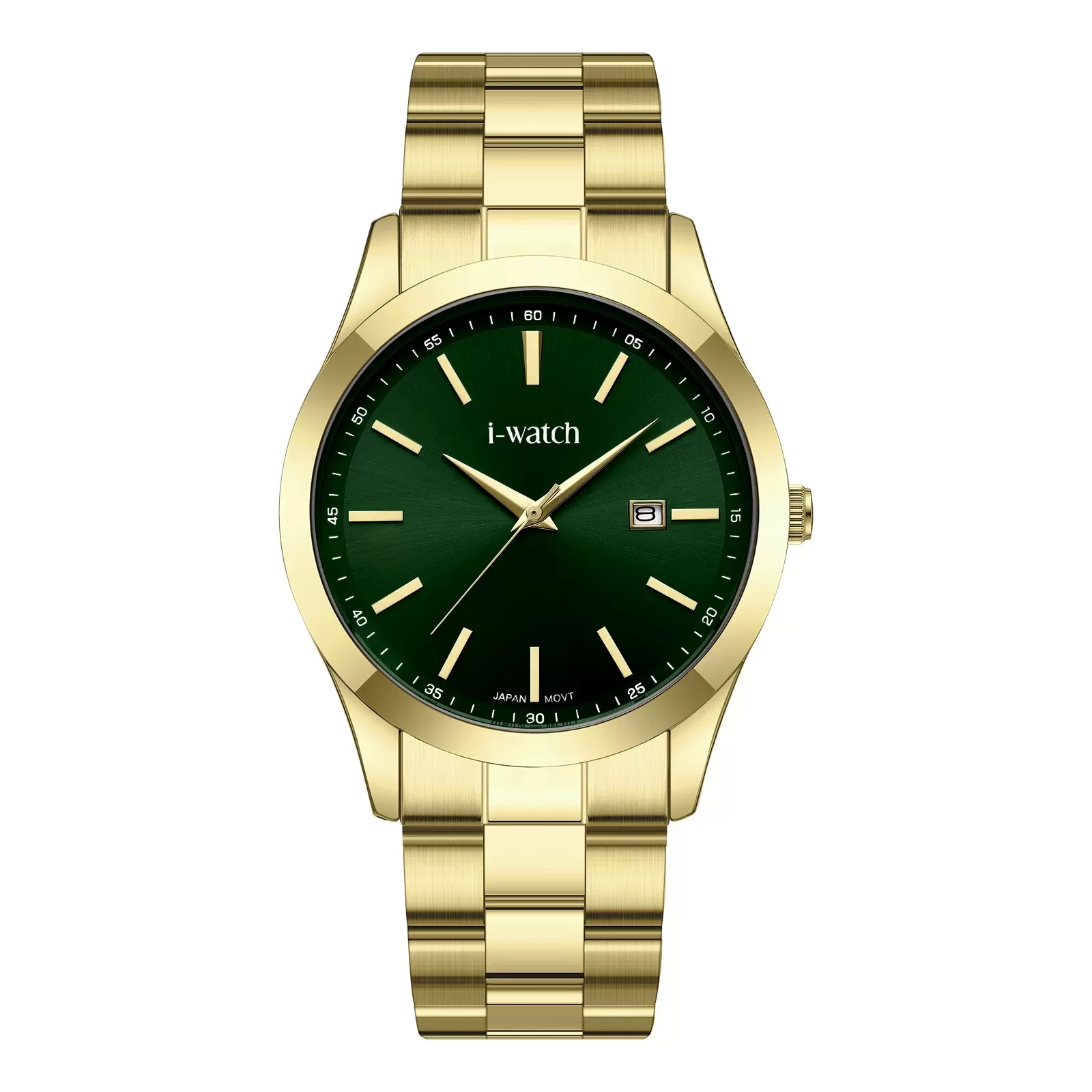 ساعت مچی iWatch مدل 190335M بند استیل طلایی