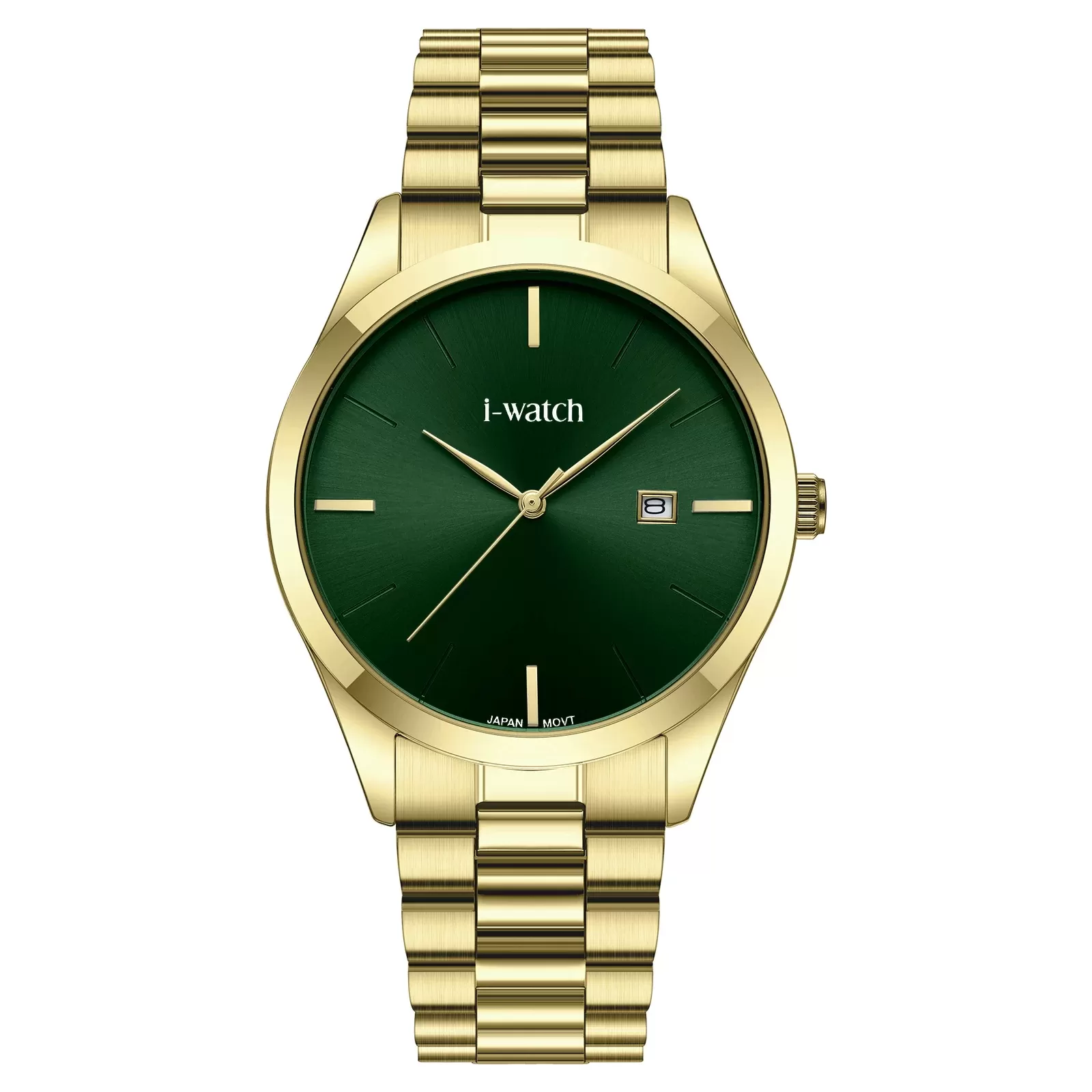 ساعت مچی iWatch مدل 190333M بند استیل طلایی