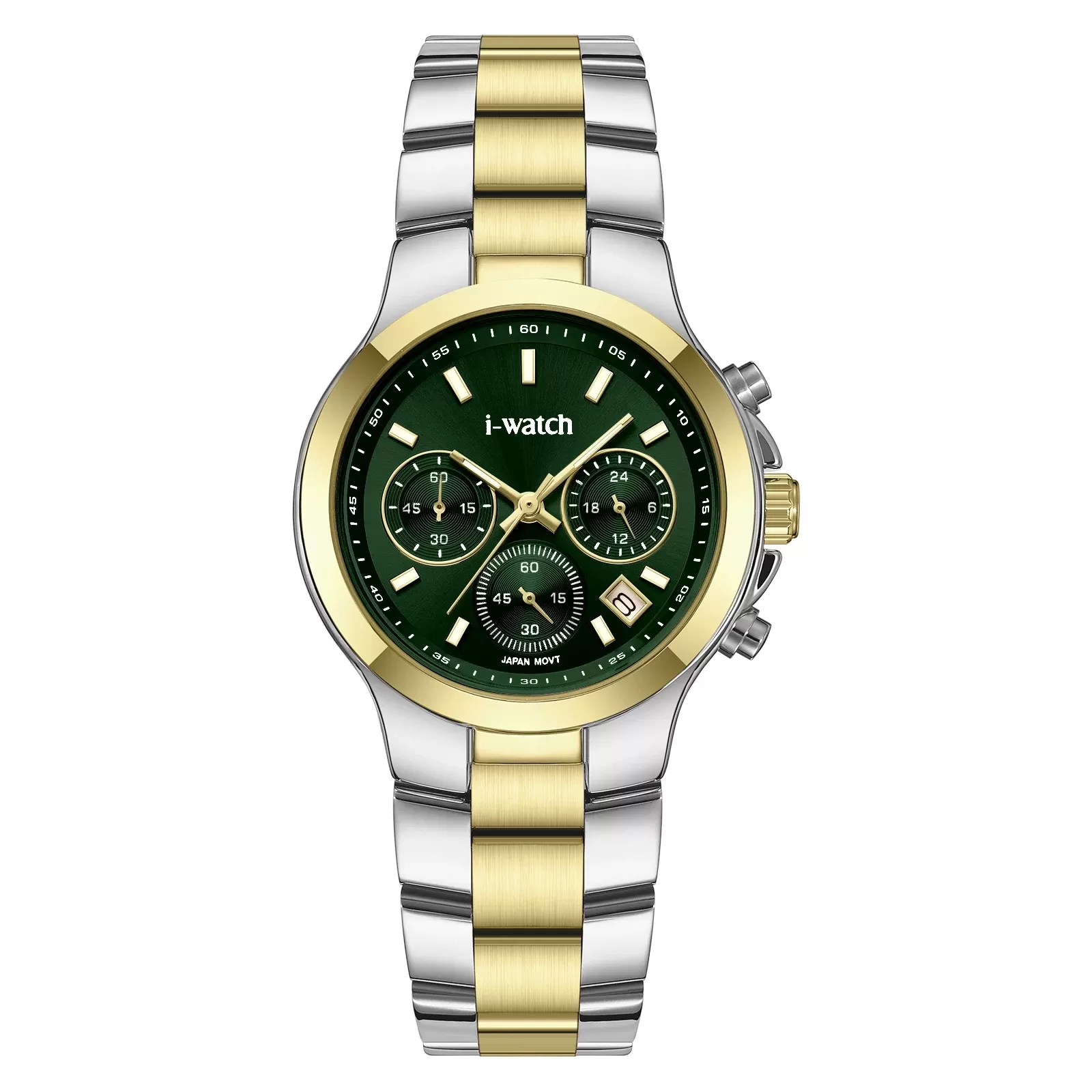 ساعت مچی iWatch مدل 190322L طلایی بند استیل