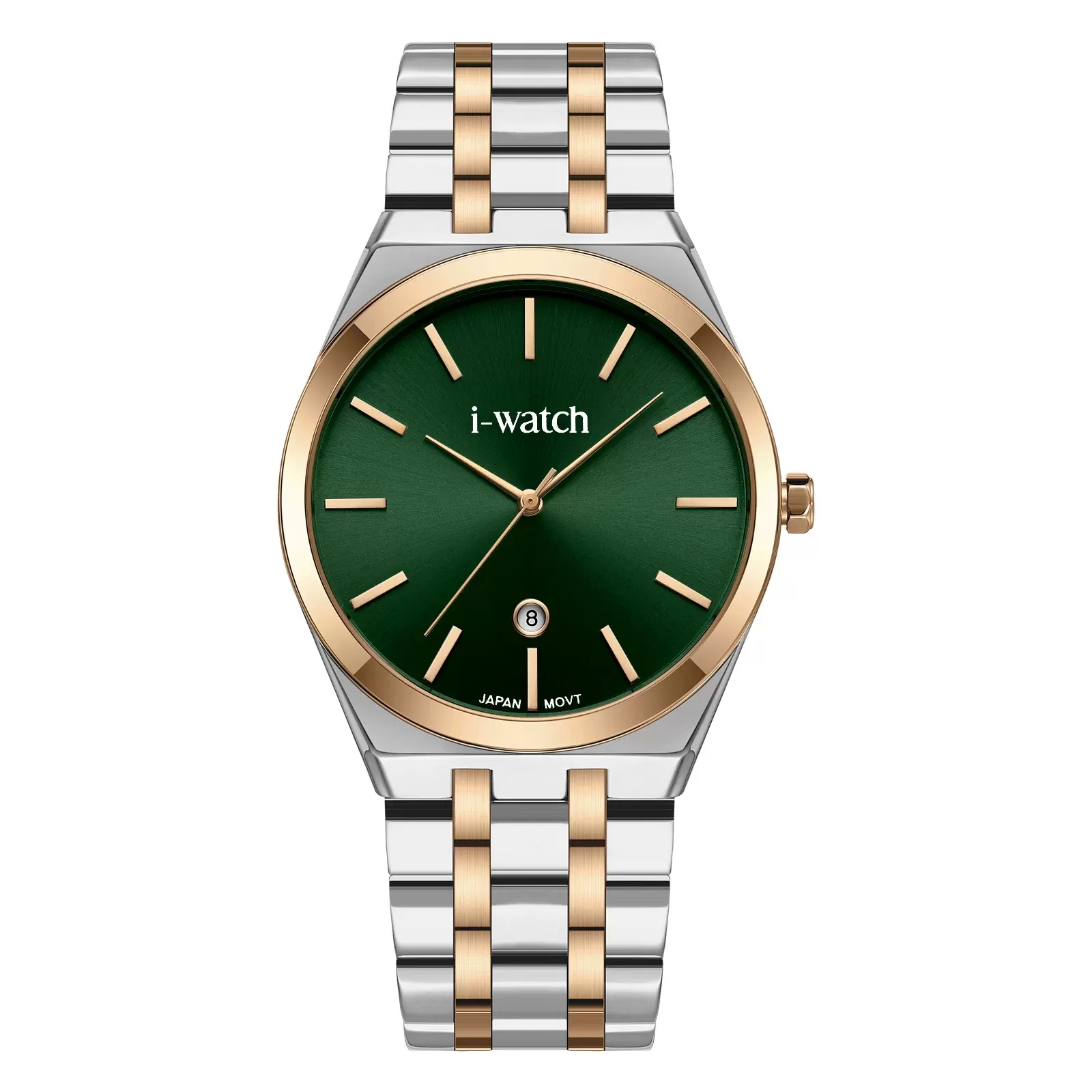 ساعت مچی iWatch مدل 190331M طلایی با بند استیل