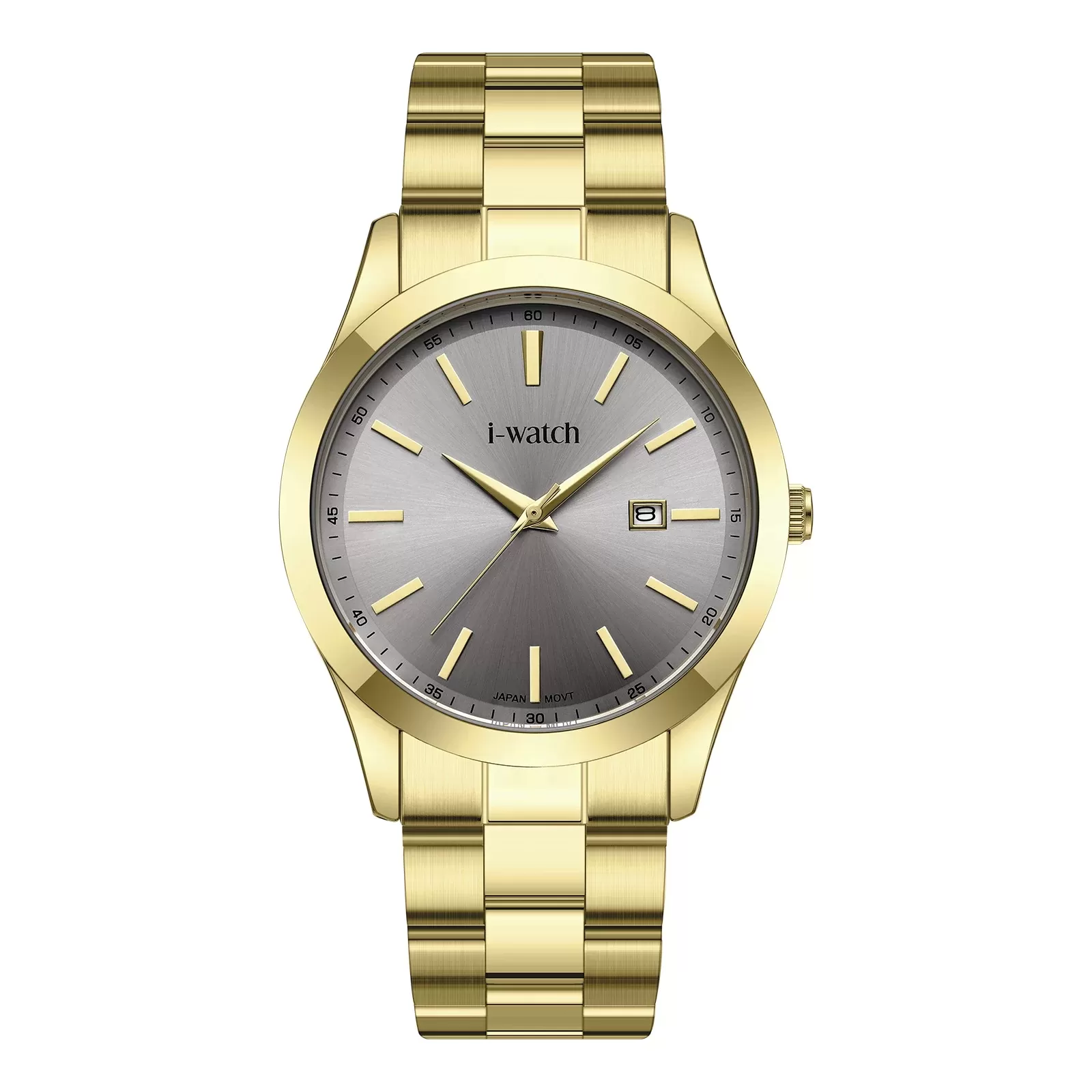 ساعت مچی iWatch مدل 190335M بند استیل طلایی