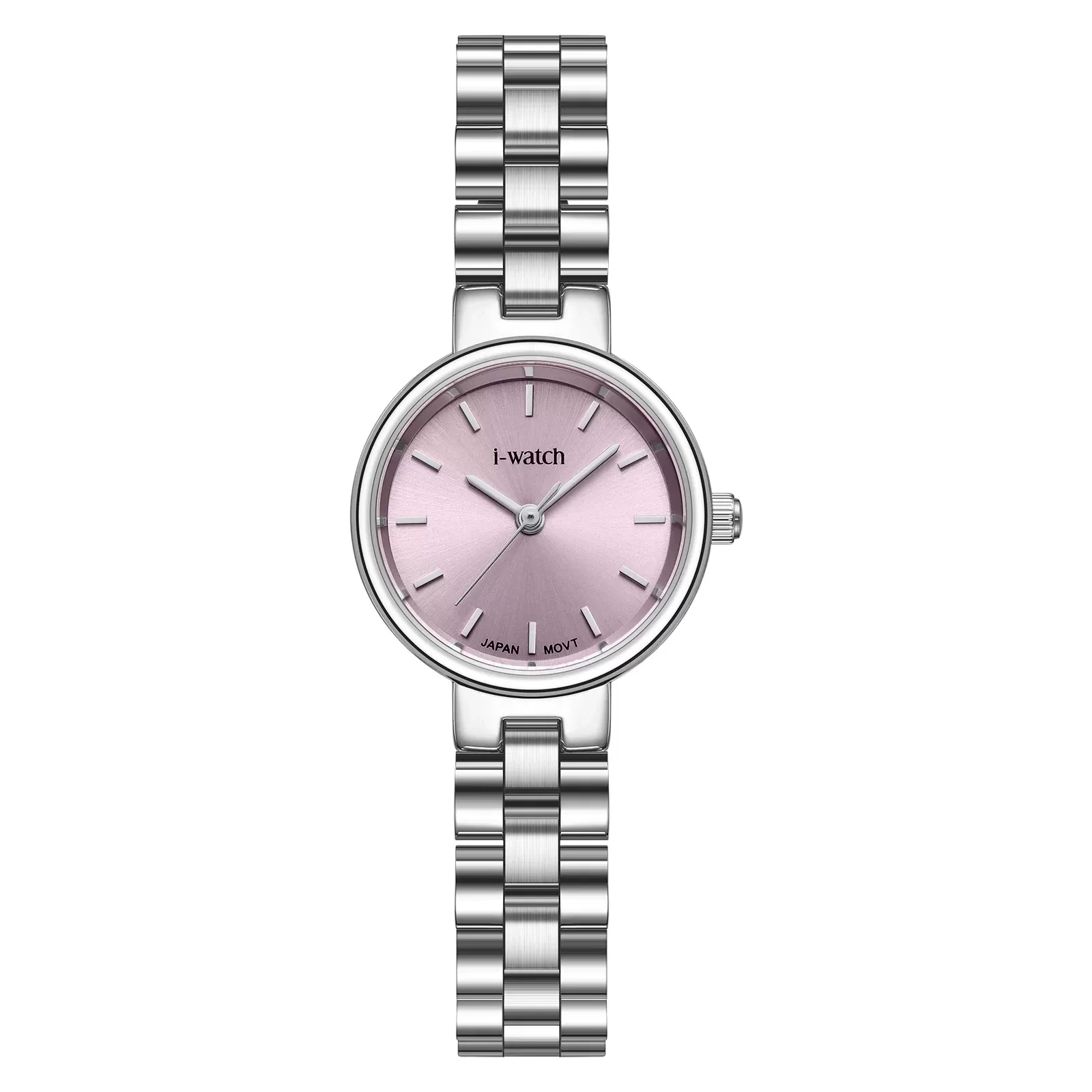ساعت مچی زنانه iWatch مدل 190301L بند استیل طلایی