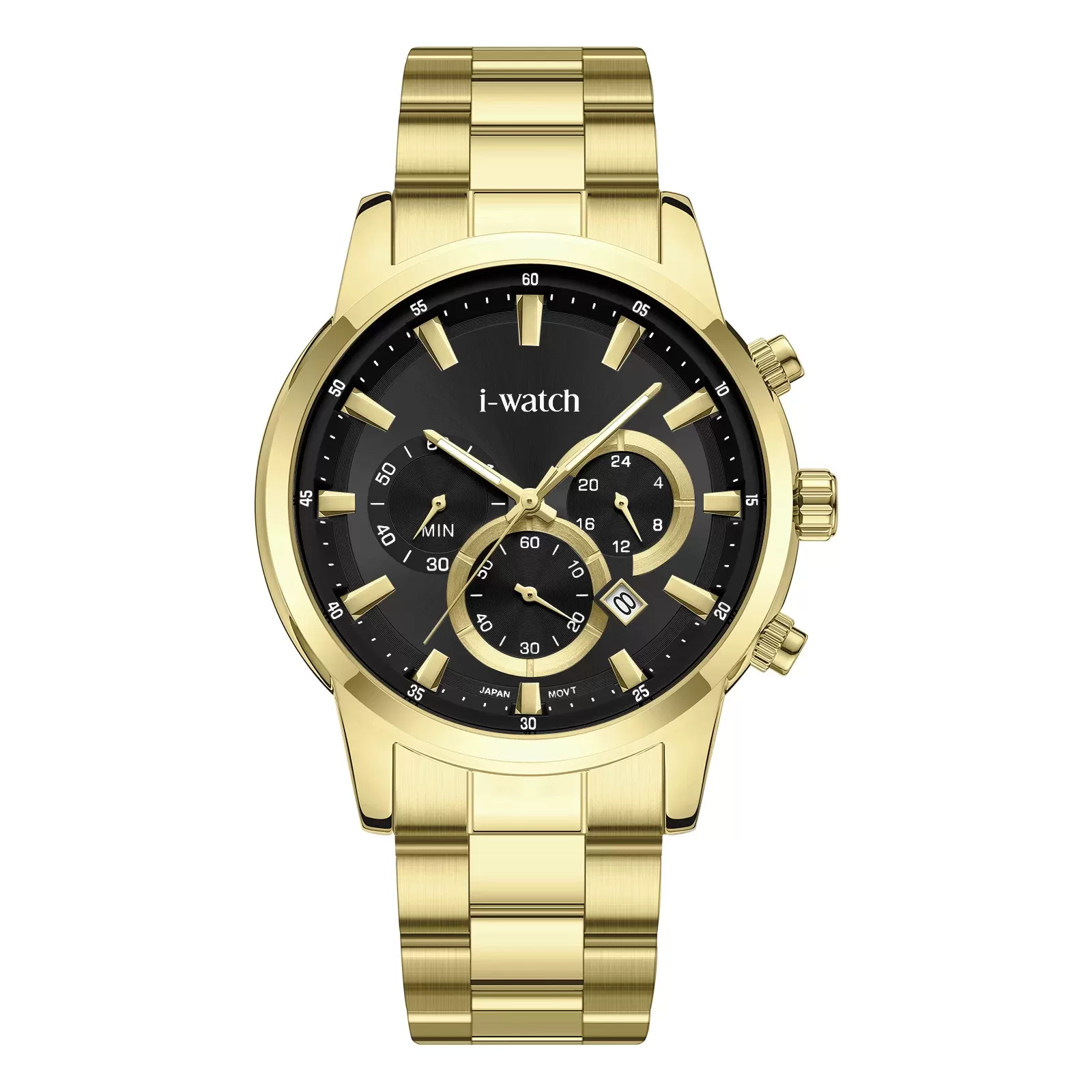 ساعت مچی iWatch مدل 190304M طلایی استیل | فروشگاه ساعت باربد