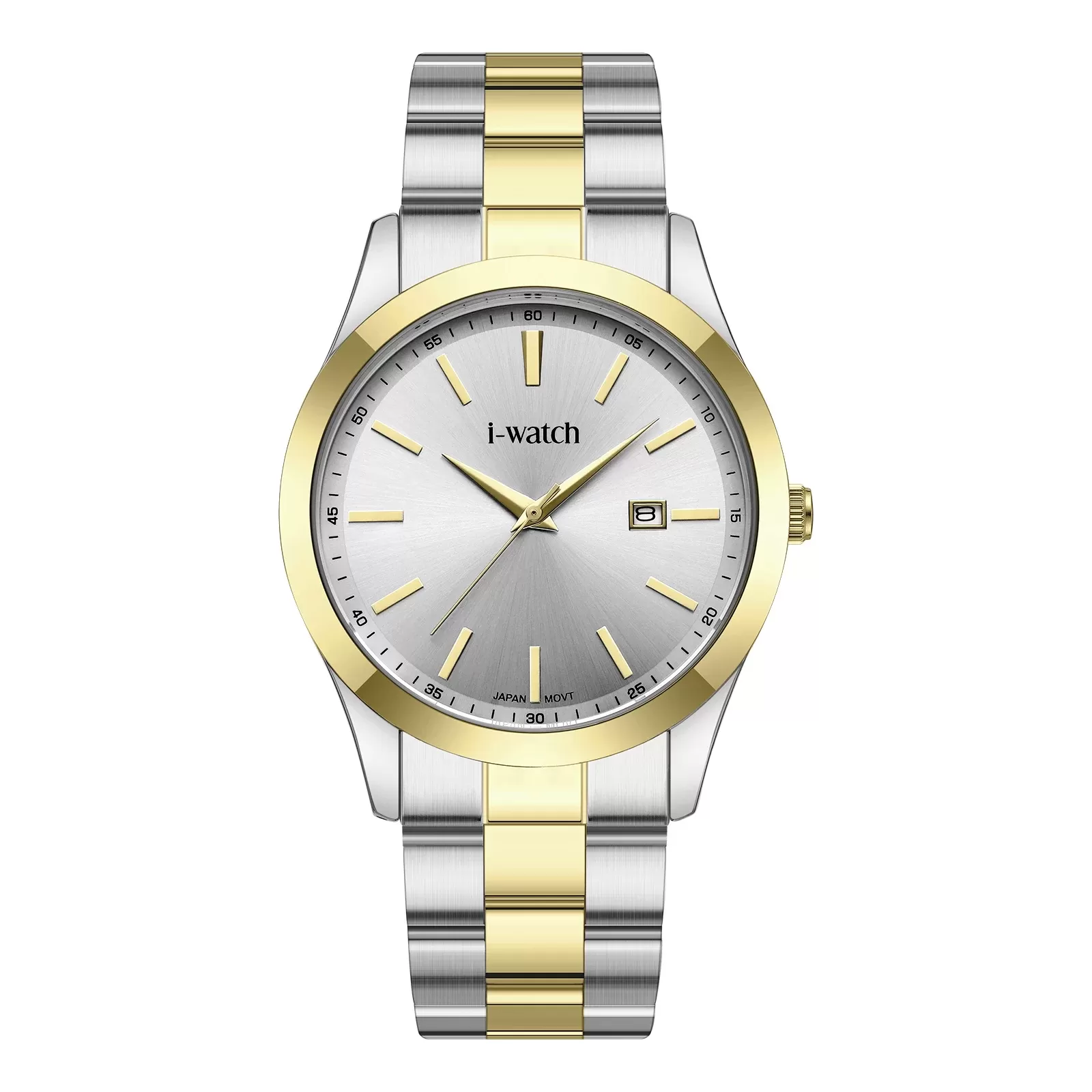 ساعت مچی iWatch مدل 190335M بند استیل طلایی