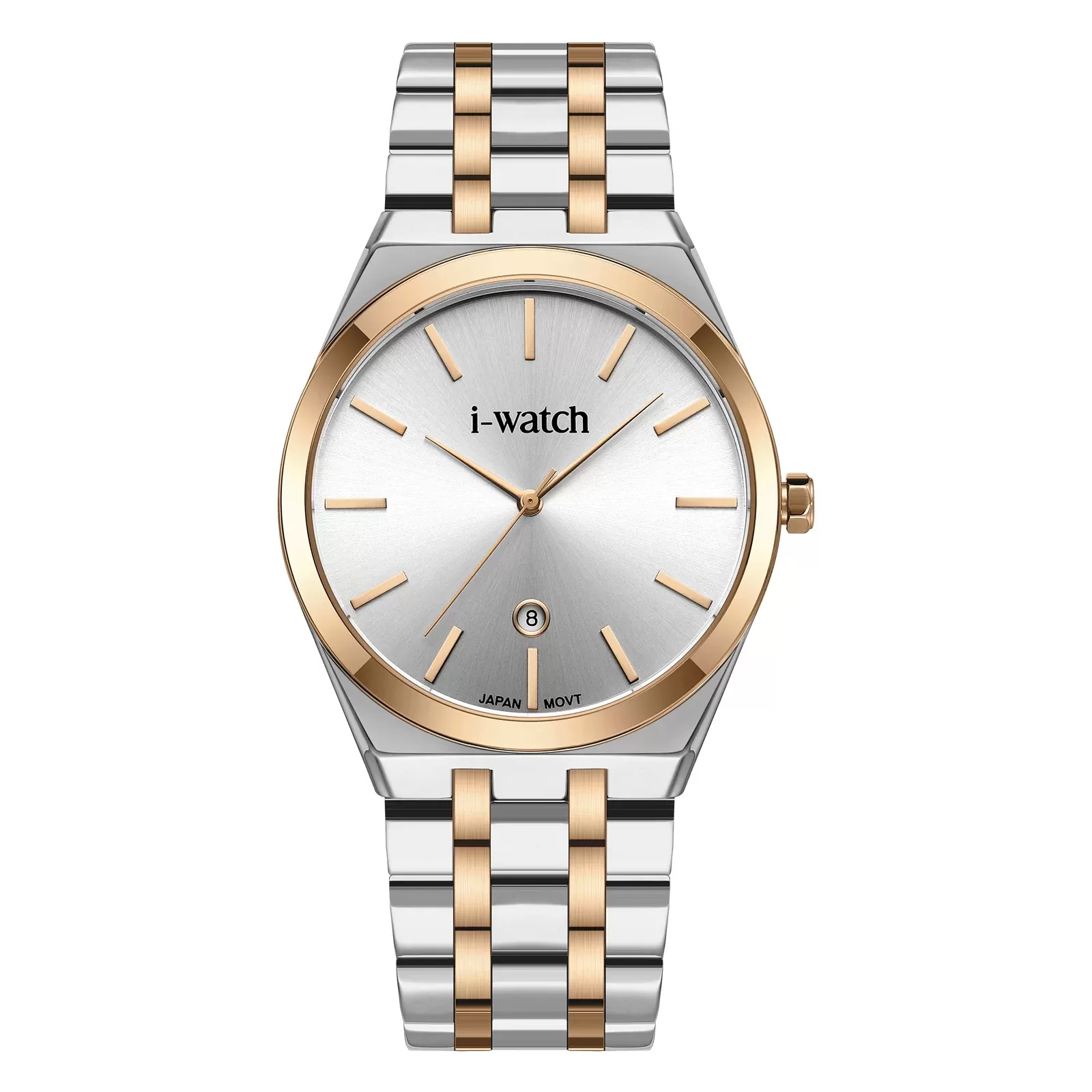 ساعت مچی iWatch مدل 190331M طلایی با بند استیل