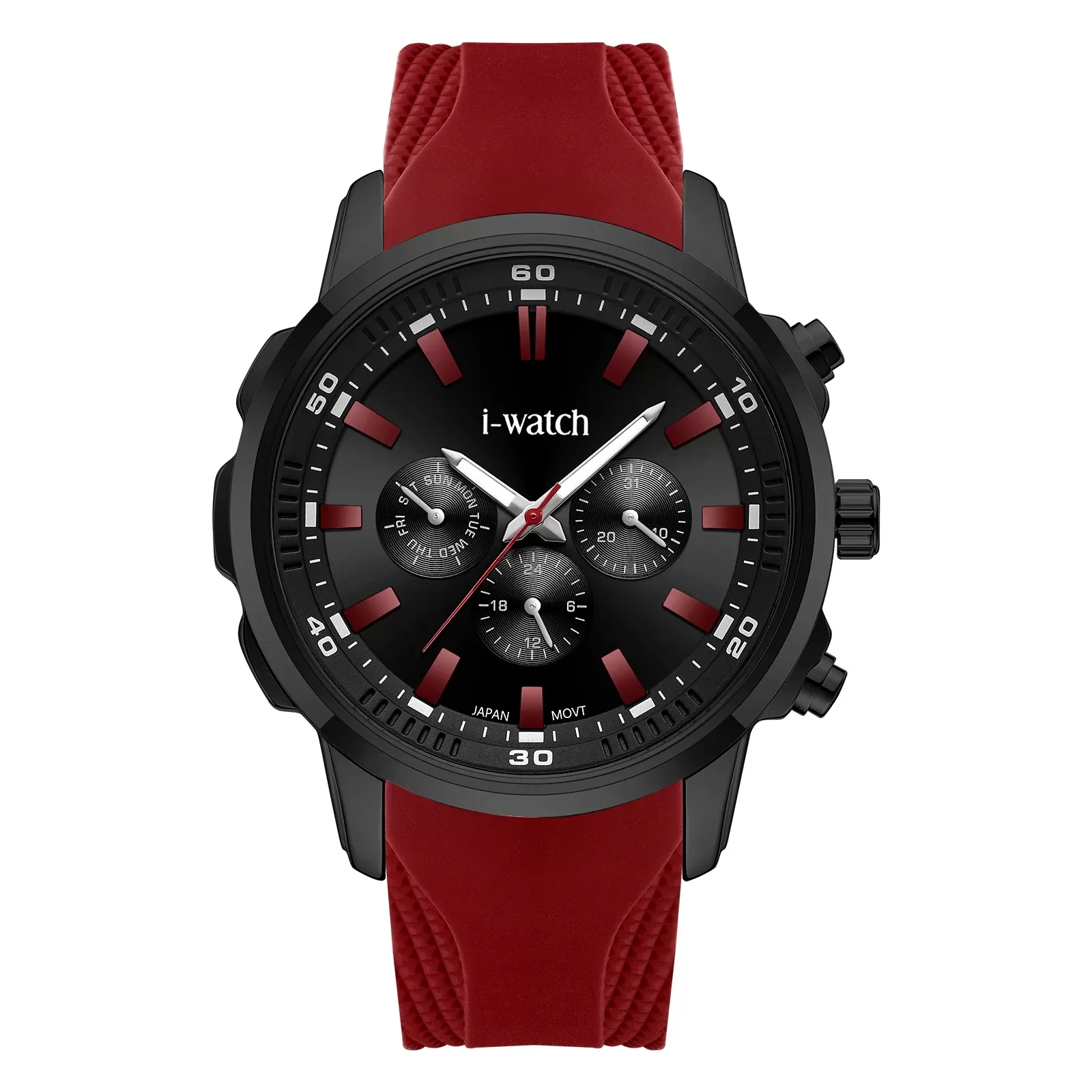 ساعت مچی iWatch مدل 190327M بند سیلیکونی سبز